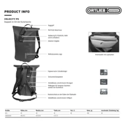 Velocity PS 23 l Fahrrad-Rucksack braun