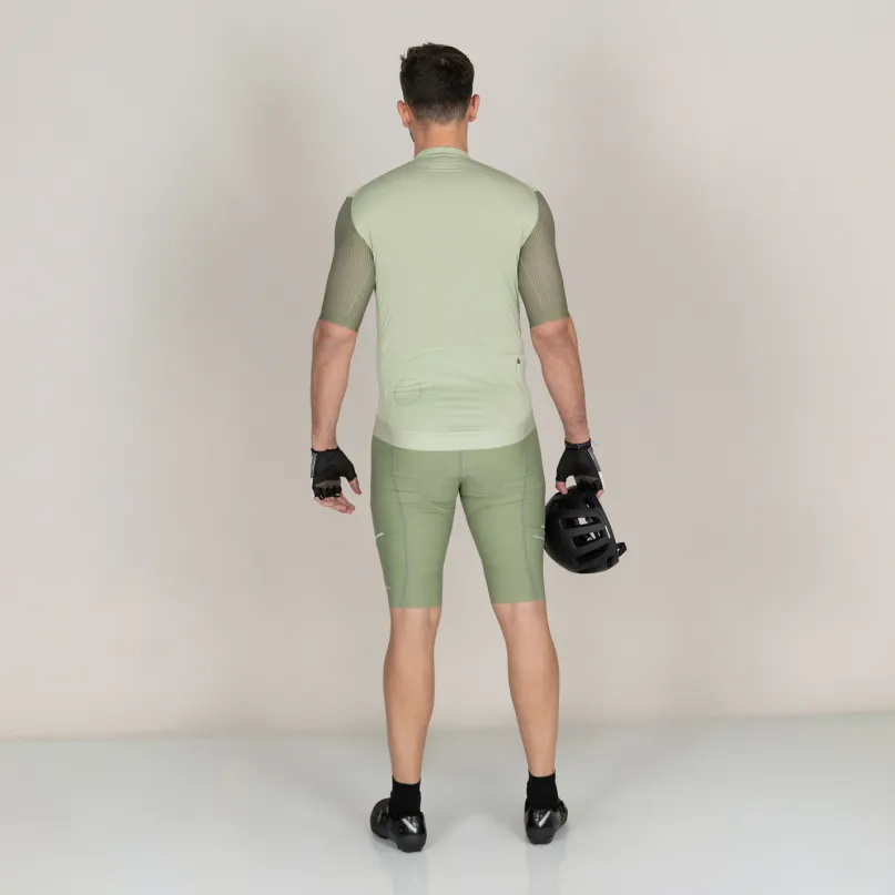 Velovibe Full Zip Radtrikot kurzarm Herren