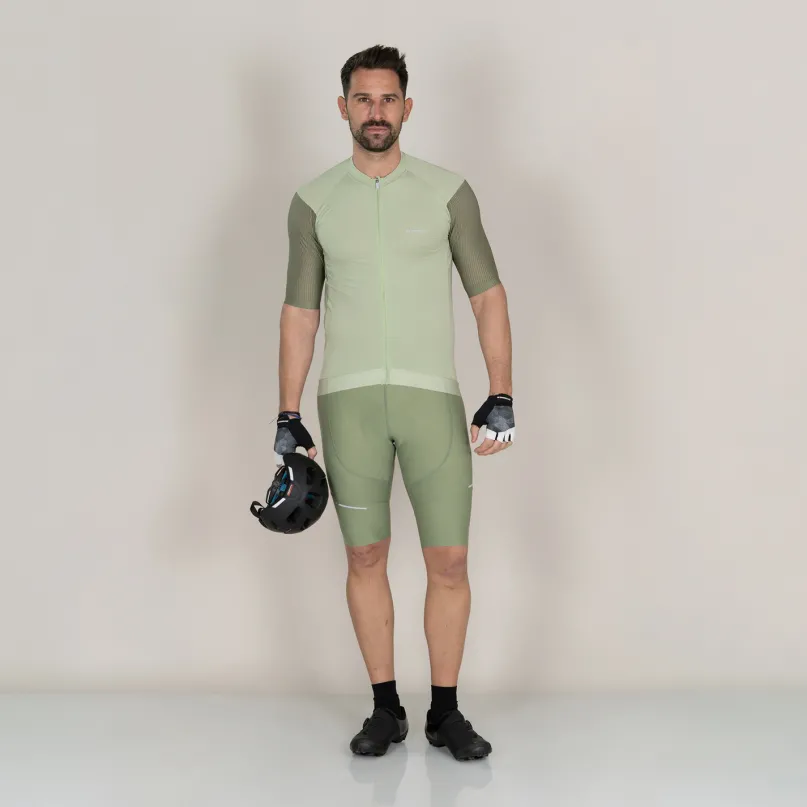 Velovibe Full Zip Radtrikot kurzarm Herren