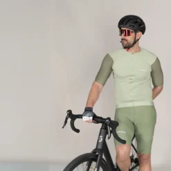 Velovibe Full Zip Radtrikot kurzarm Herren