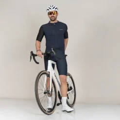 Velovibe Full Zip Radtrikot kurzarm Herren