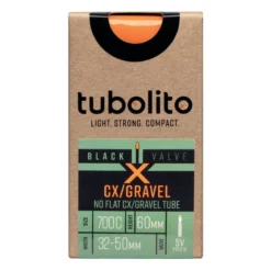 X-Tubo-CX/Gravel Black Valve Fahrradschlauch (28