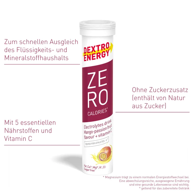 Zero Calories Elektrolytgetränk Brausetabletten (80 g)